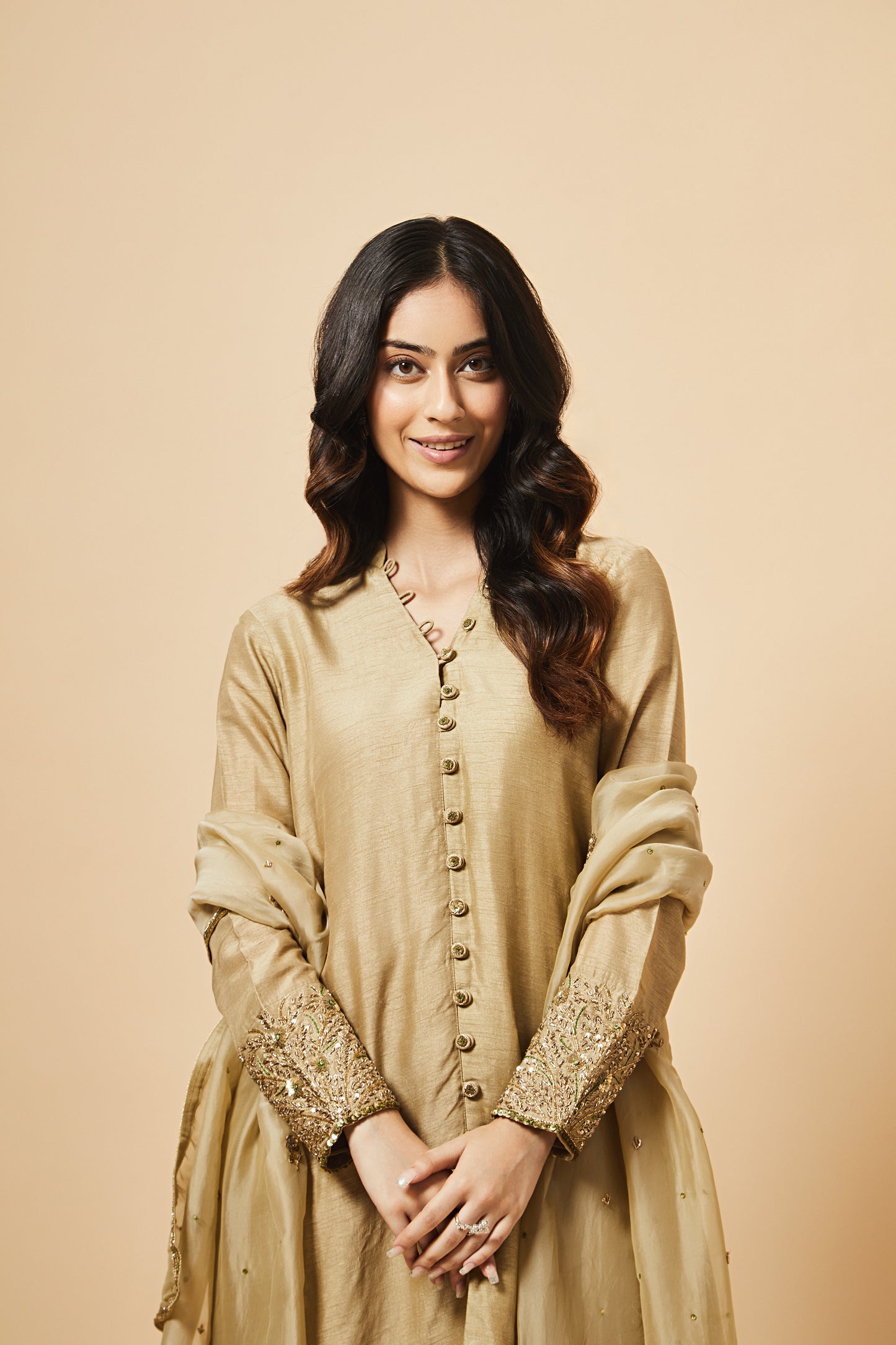 Vintage Gold Kurta Set