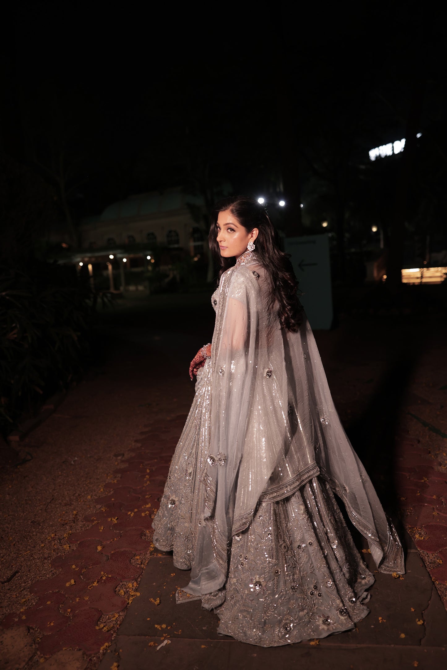 Silver Dusk Lehenga