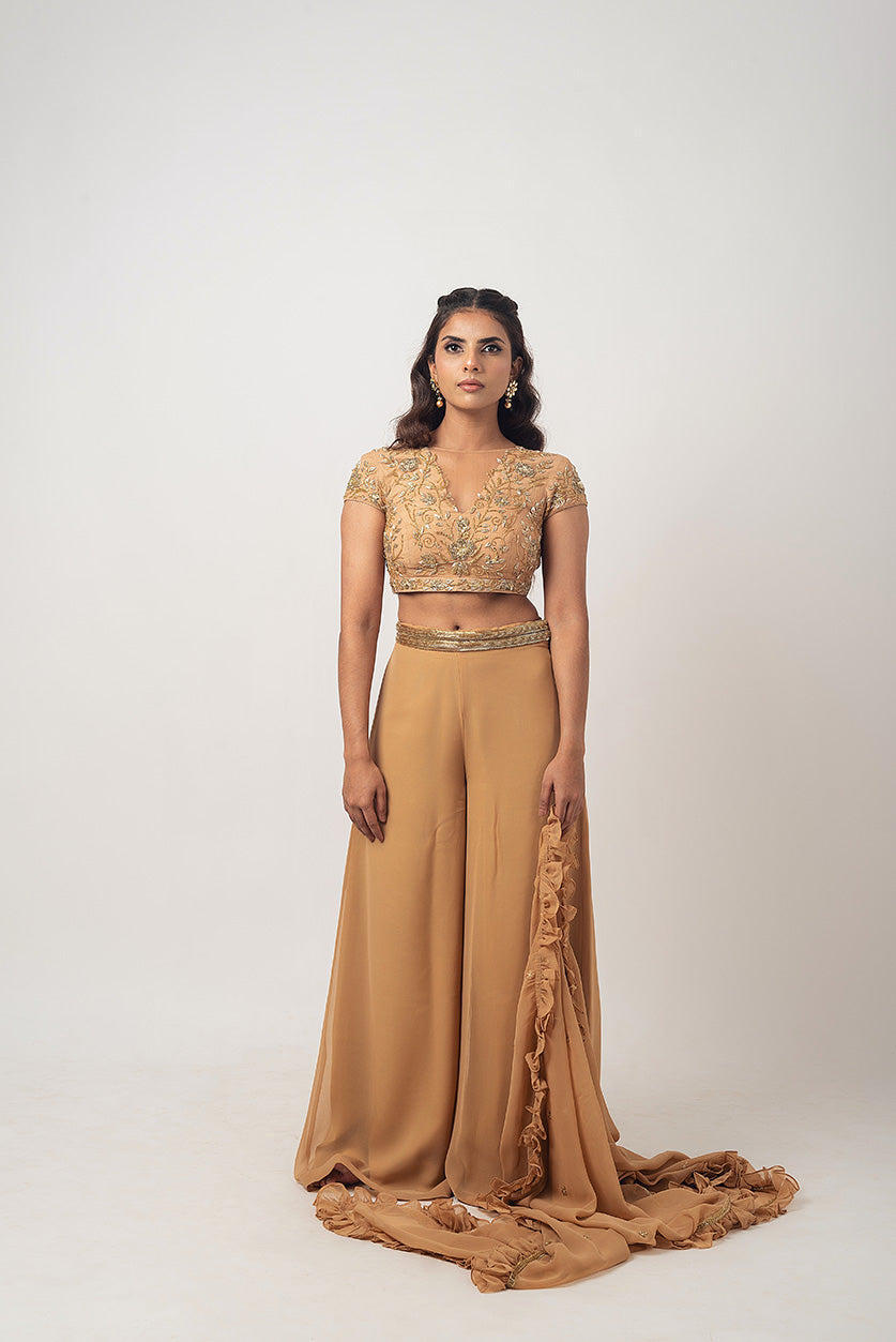 Ethereal Gold Pant Set