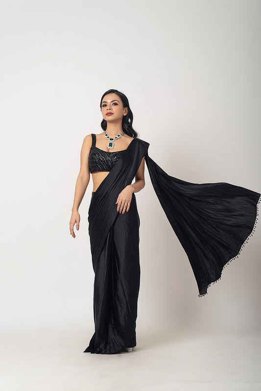 Black Opal Saree