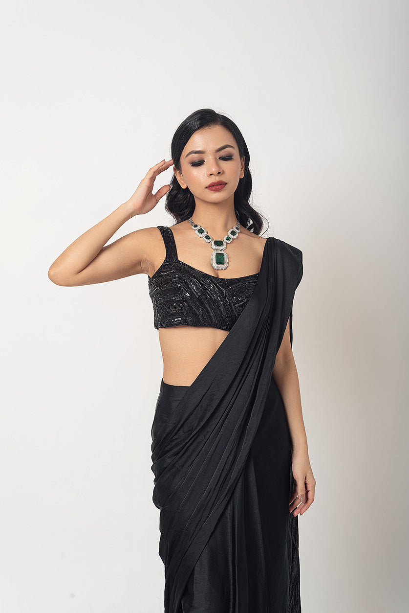 Black Opal Saree