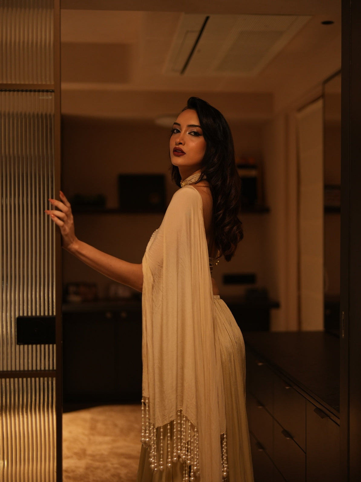 Pearl Corset Cascade Set